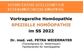 Vortragsreihe „Spezielle Homöopathie"