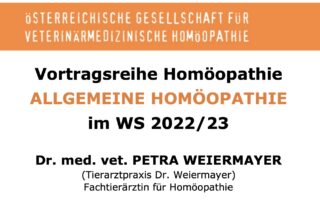 KOstenlose Vortragsreihe Allgemeine Homöopathie