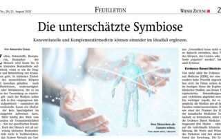 „Die unterschätzte Symbiose" in der Wiener Zeitung
