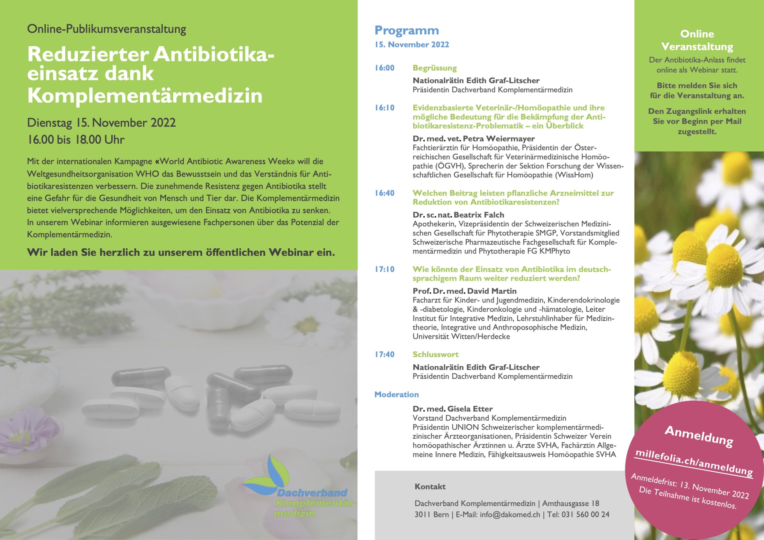Die zunehmende Resistenz gegen Antibiotika stellt eine Gefahr für die Gesundheit von Mensch und Tier dar. Die Komplementärmedizin bietet vielversprechende Möglichkeiten, um den Einsatz von Antibiotika zu senken.