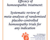 Hamre HJ, Glockmann A, von Ammon K, Riley DS, Kiene H. Efficacy of homoeopathic treatment: Systematic review of meta-analyses of randomised placebo-controlled homoeopathy trials for any indication. Syst Rev 2023; 12(191). DOI 10.1186/s13643-023-02313-2 Die Publikation ist Open Access und verfügbar