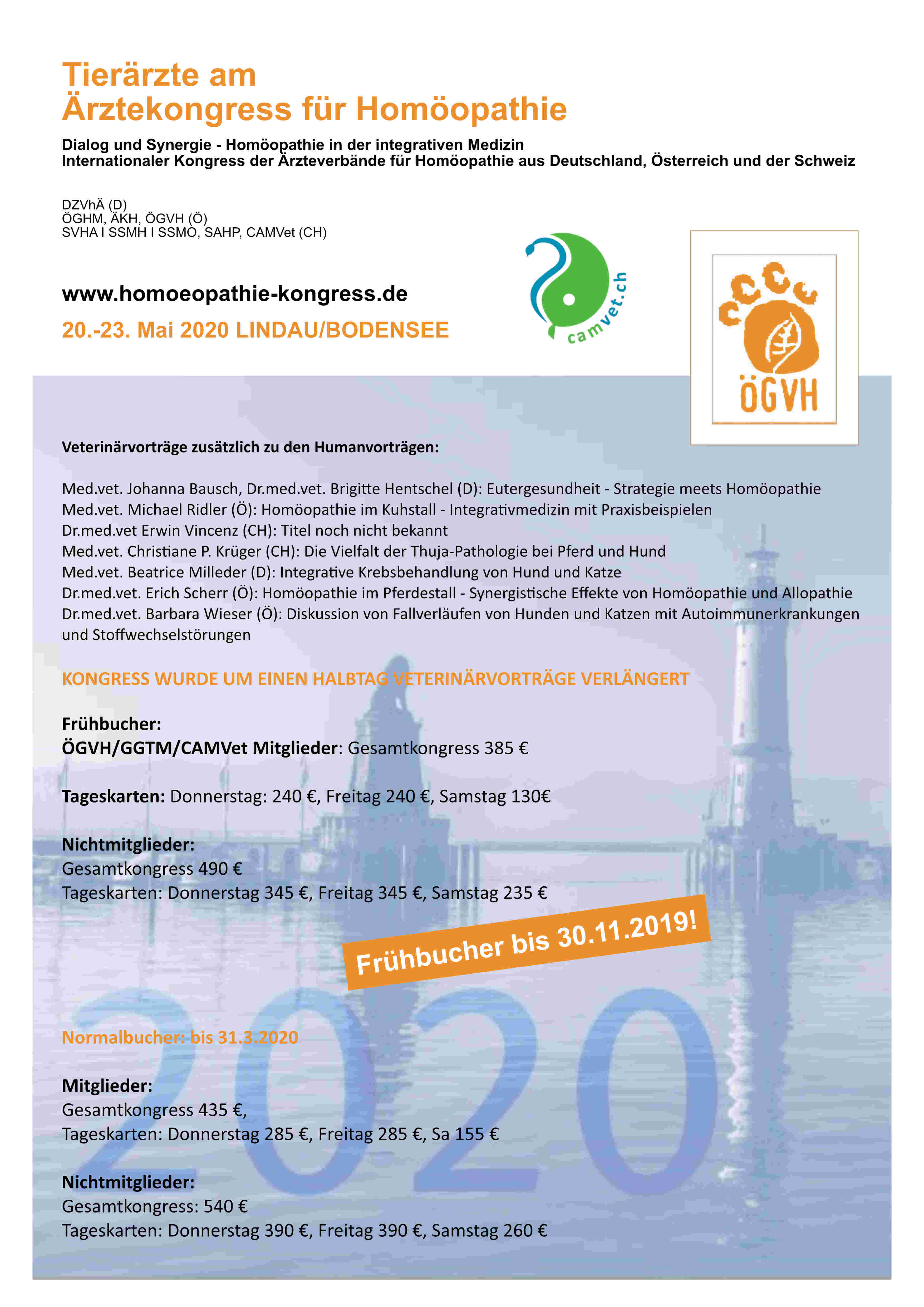 Tierärzte am Ärztekongress für Homöopathie
