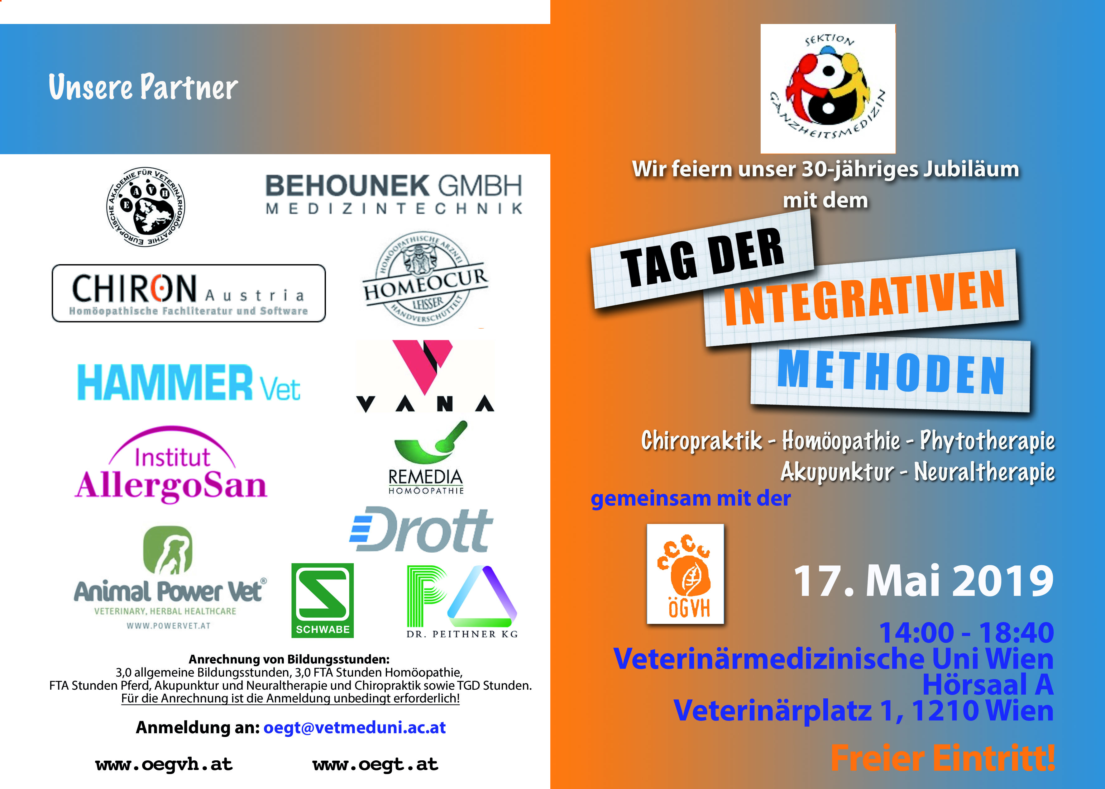 Tag der Integrativen Methoden im Mai rückt näher!