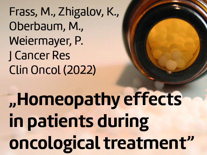 Das Paper ist online: Homeopathy effects in patients during oncological treatment