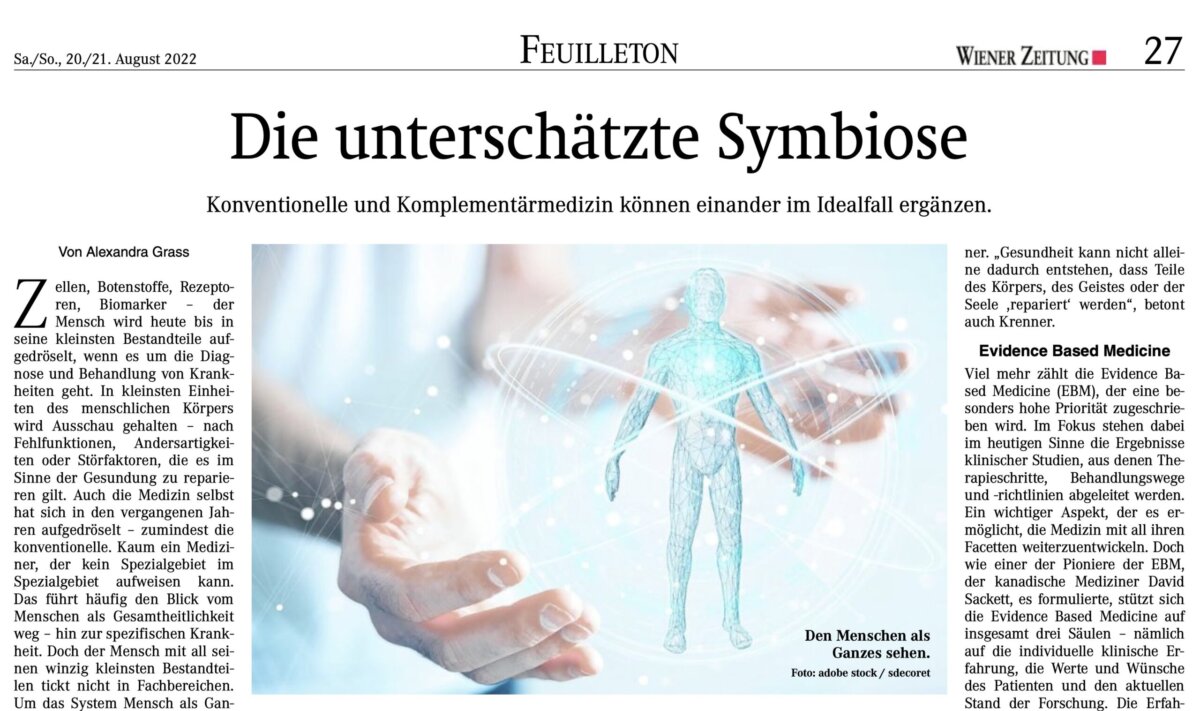  Die unterschätzte Symbiose – Konventionelle und Komplementärmedizin können einander im Idealfall ergänzen